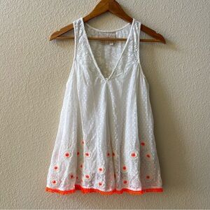 Anthropologie Vanessa Virginia Daisy Fields Top Lace